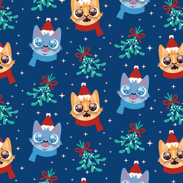 Funny christmas pattern