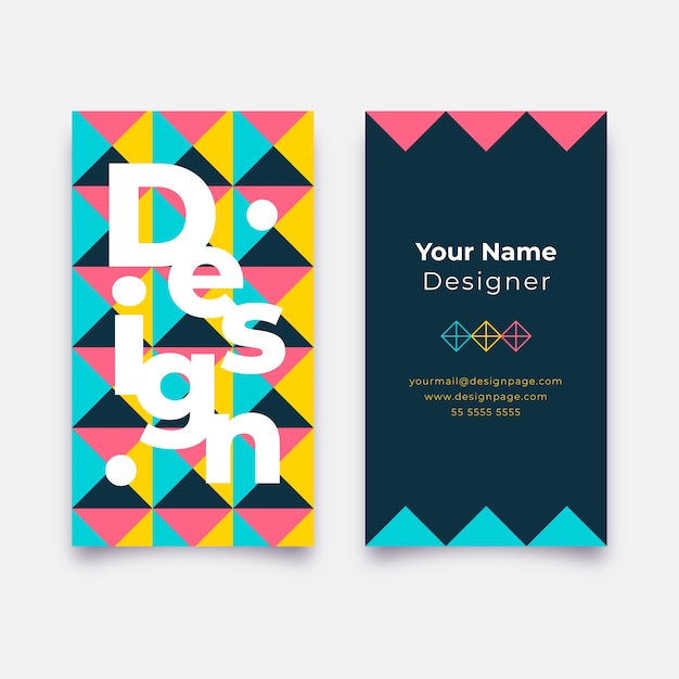 Funny graphic designer business card