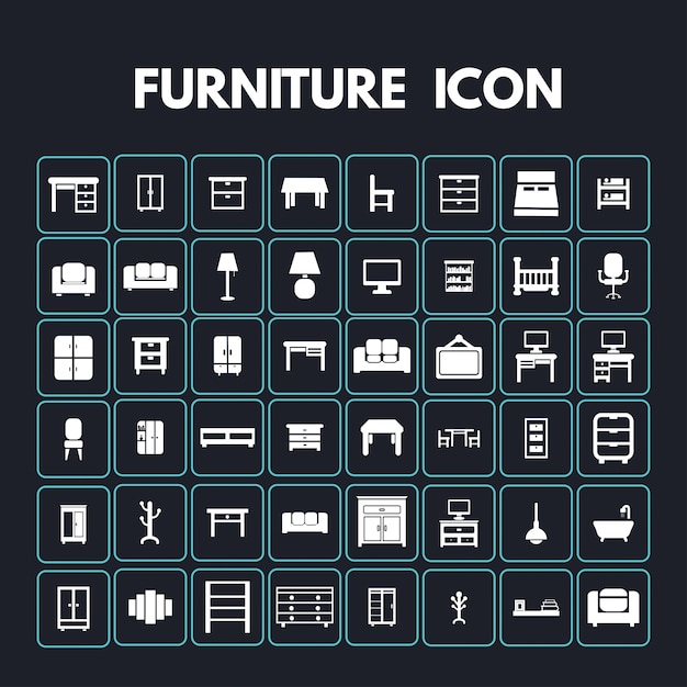 Furniture icons