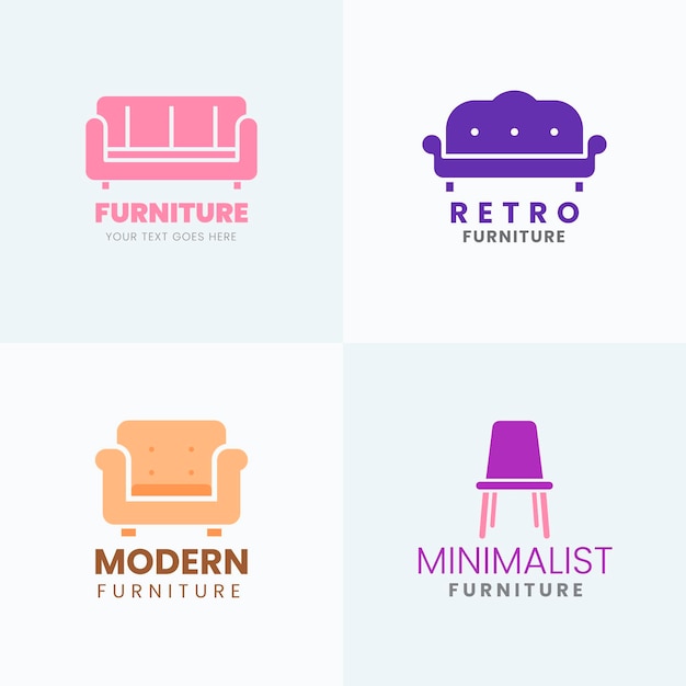 Furniture logo collection