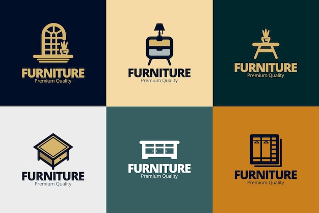 Furniture logo collection