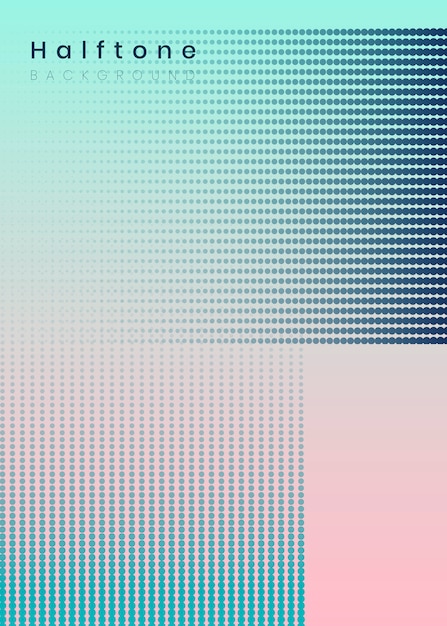 Futuristic halftone design