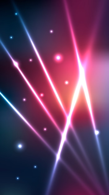 Futuristic neon lights blurred mobile wallpaper