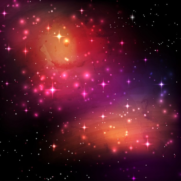 Free Vector galactic abstract background