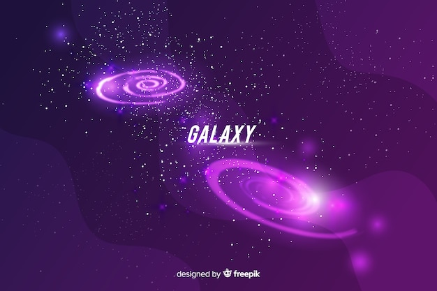 Free Vector galaxy background design