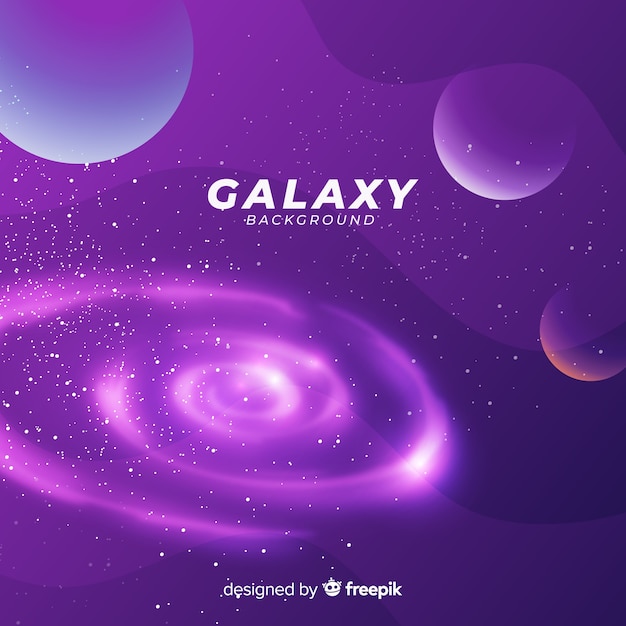 Free Vector galaxy background design