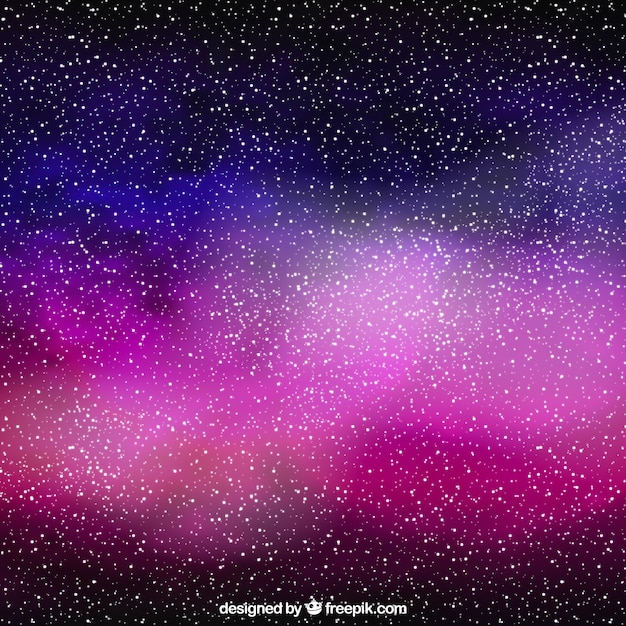 Free Vector galaxy full stars background