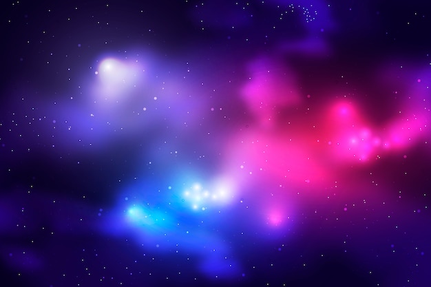 Free Vector galaxy particles background