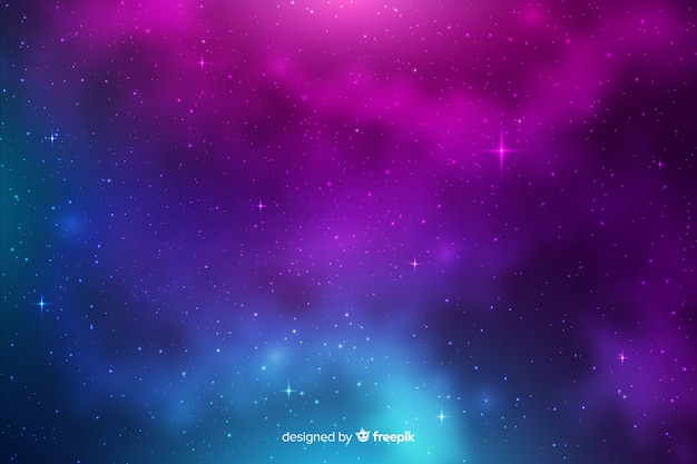 Galaxy particles background