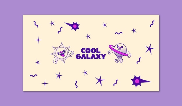 Galaxy youtube banner design