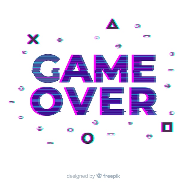 Game over background