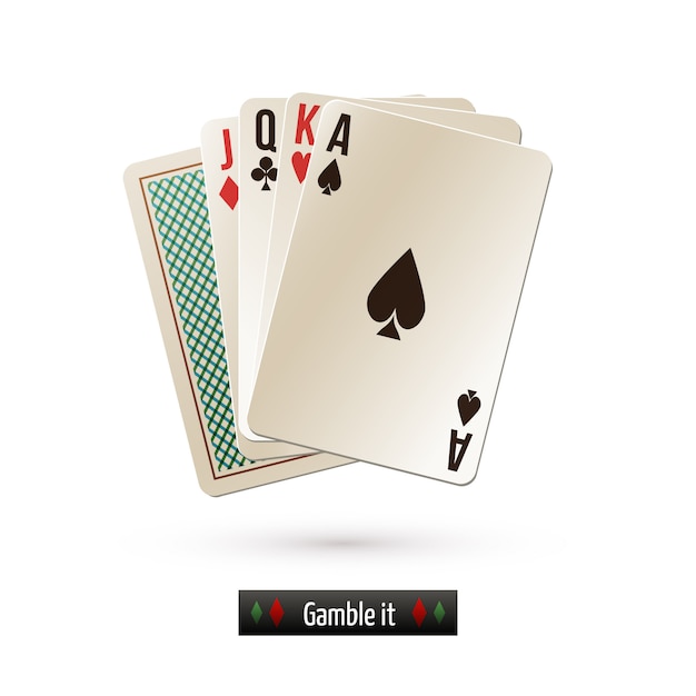 Free Vector game card isolated