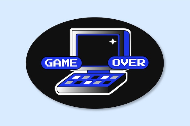 Gaming  sticker template design