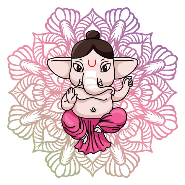 Free Vector ganesha background design