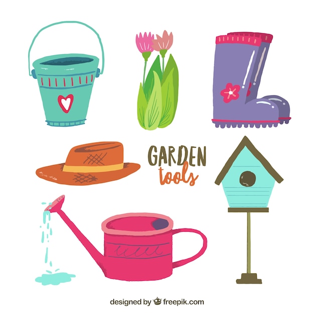 Garden tools cute designs