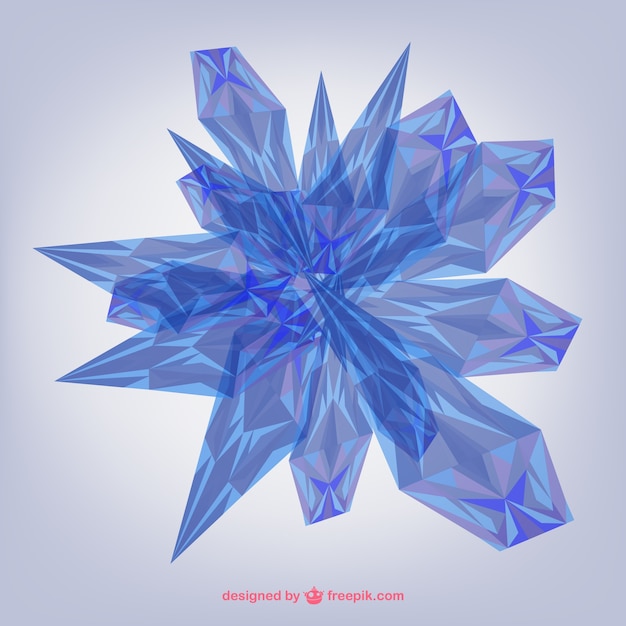 Free vector gemstone structure