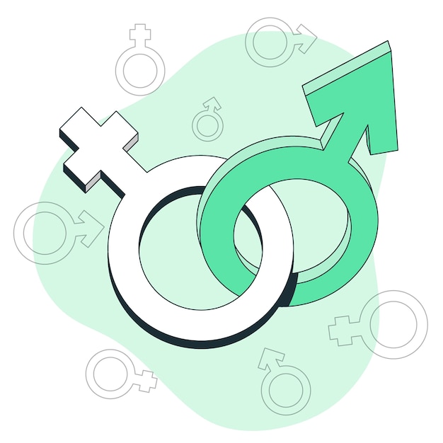 Free Vector gender concept illustration