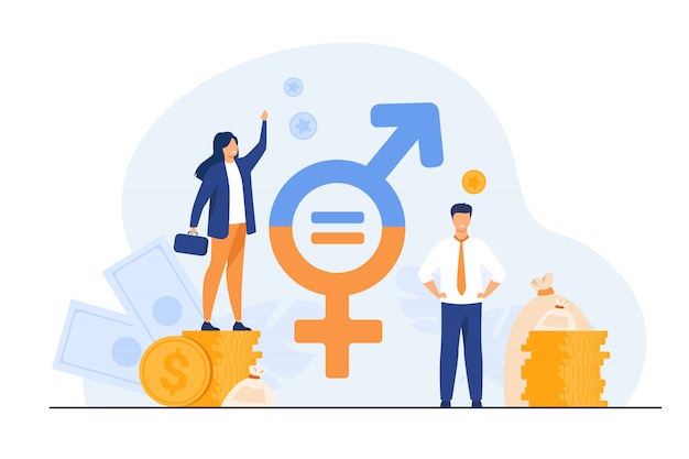 Gender wage equality in business