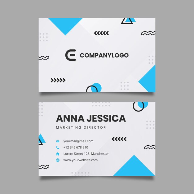 General business card template