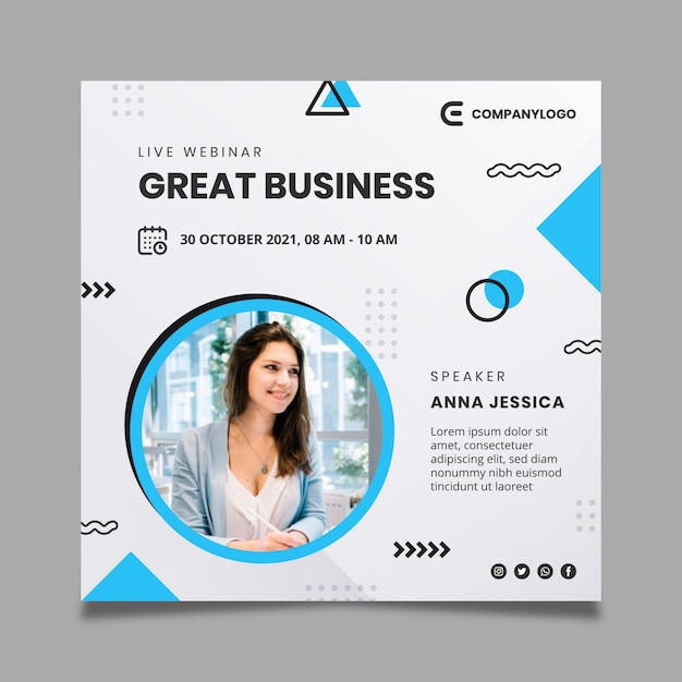 General business flyer template