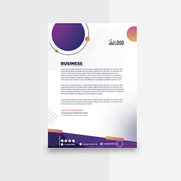 General business letterhead