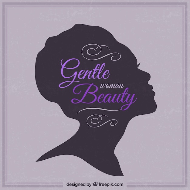 gentle woman beauty