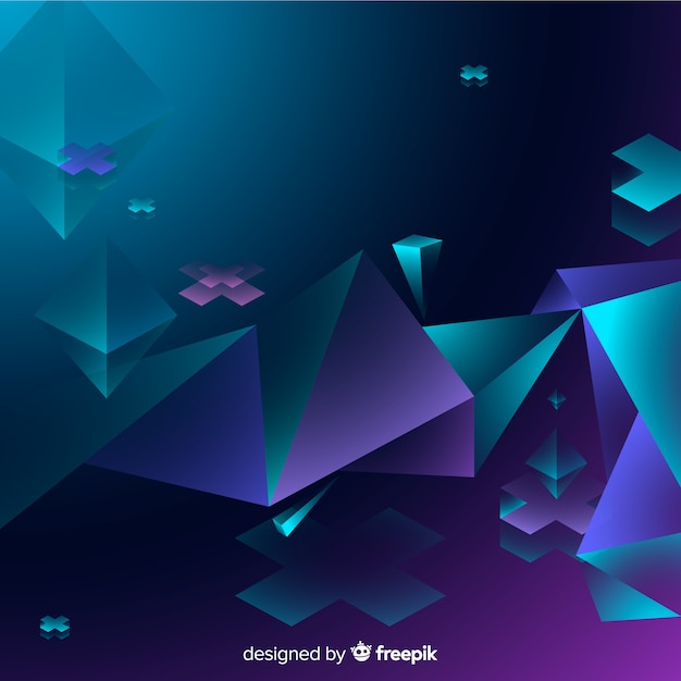 Free vector geometric abstract background