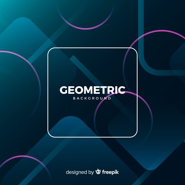 Geometric abstract background