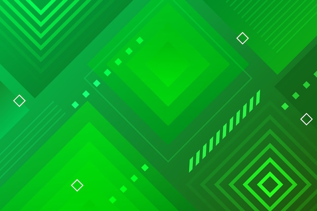 Geometric abstract green background