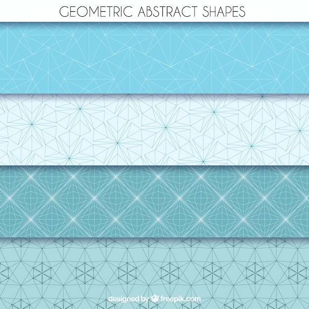 Geometric abstract shapes 