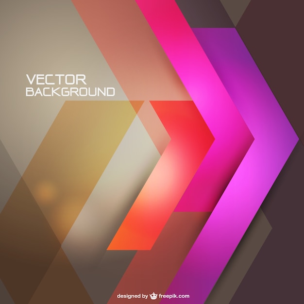 Free Vector geometric background in pink and brown tones