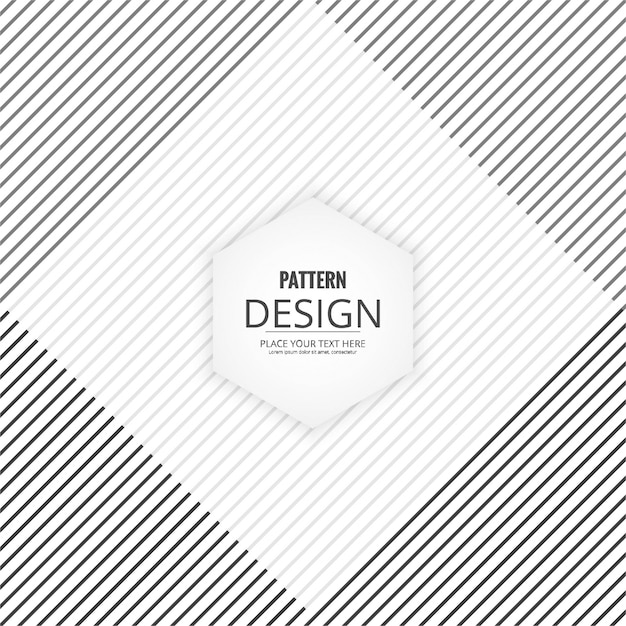 Free Vector geometric background with black lines