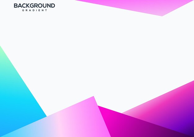 Geometric background with colorful shape