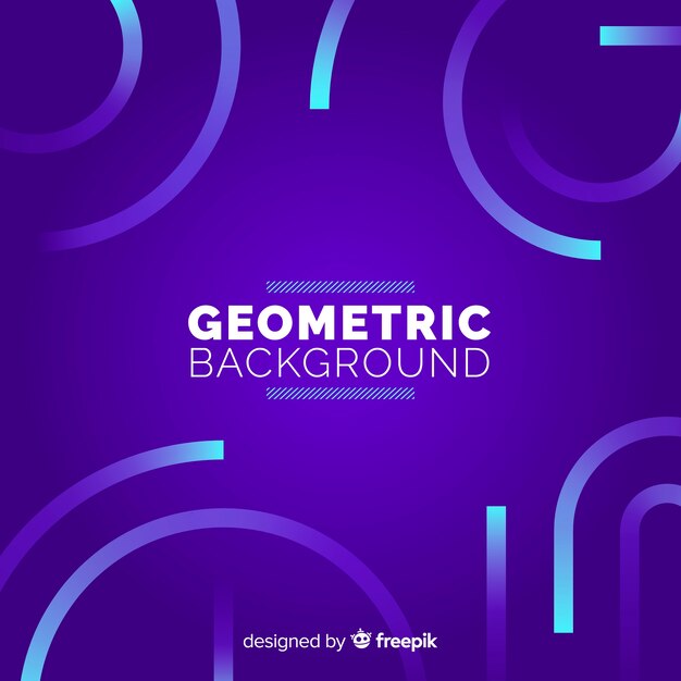 Geometric background with gradients