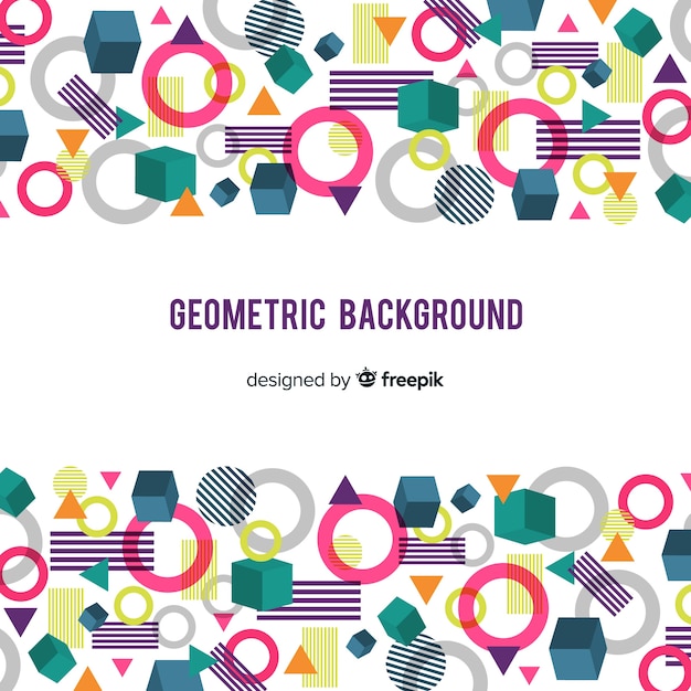 Free Vector geometric background