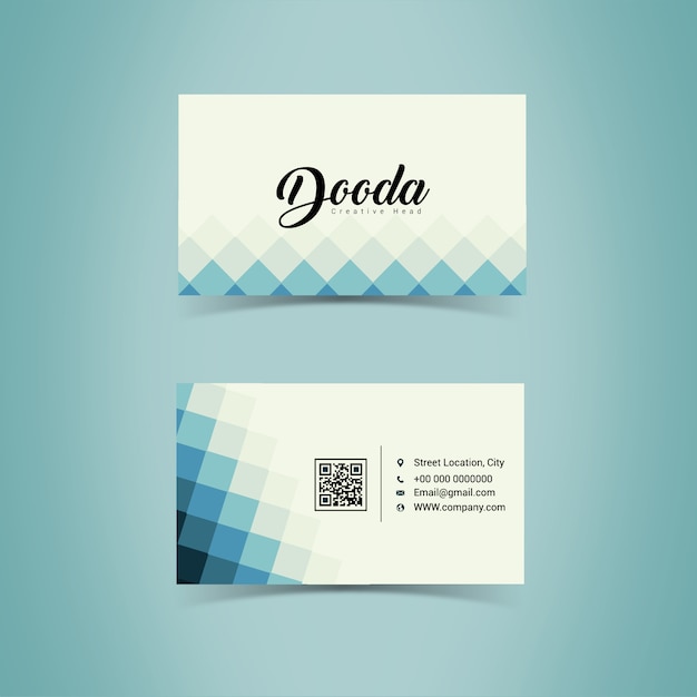 Geometric business card desig