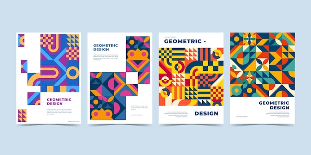 Geometric business cover