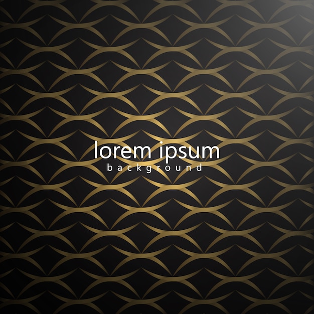 Geometric golden background