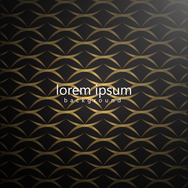 Geometric golden background