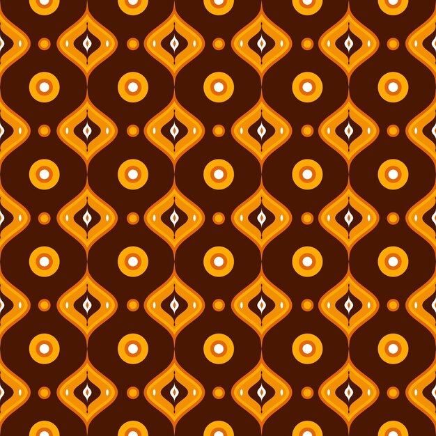 Geometric groovy pattern