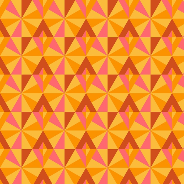 Geometric groovy pattern