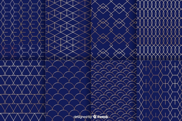 Geometric luxury pattern collection