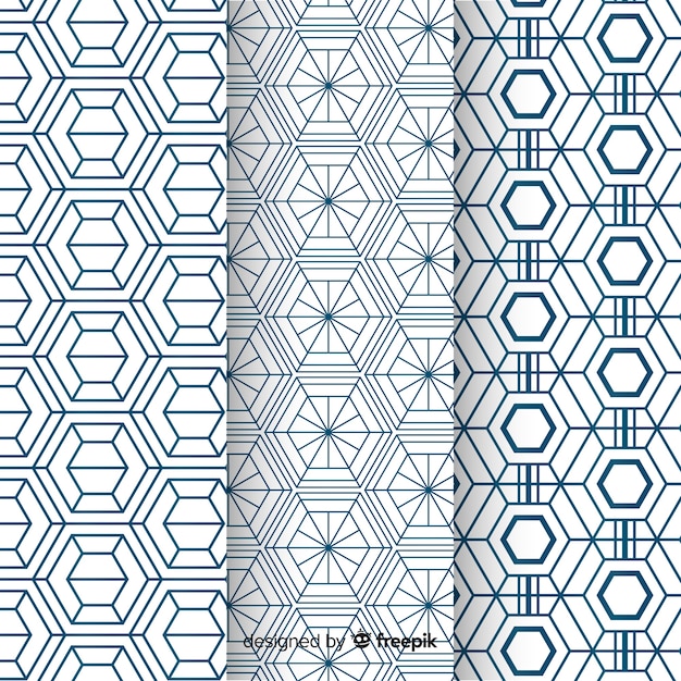 Geometric luxury pattern pack