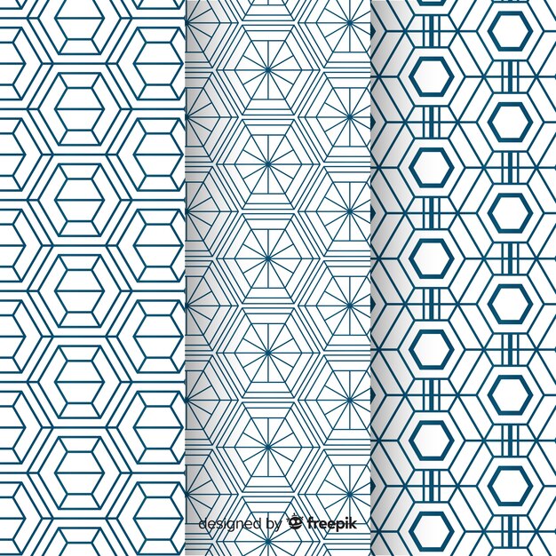 Geometric luxury pattern pack