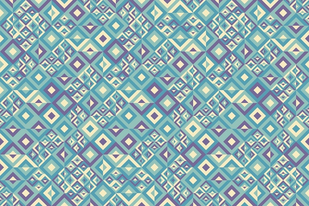 Geometric mural wallpaper