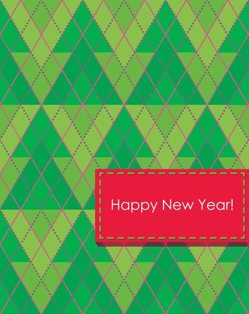 Geometric new year background