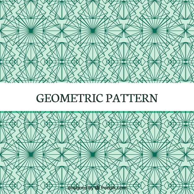 Geometric ornamental pattern