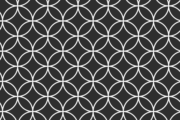 Free Vector geometric pattern background, black abstract design vector