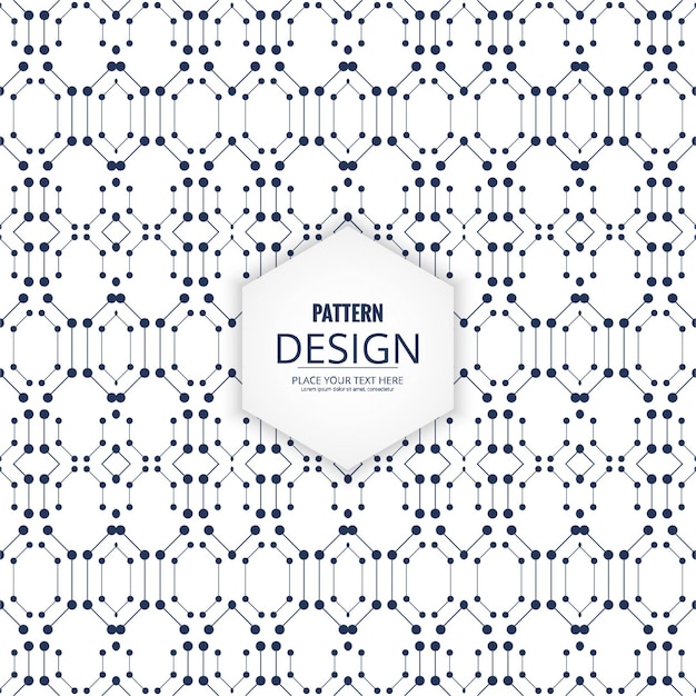 Geometric pattern with dots