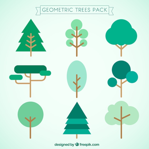 Geometric trees pack